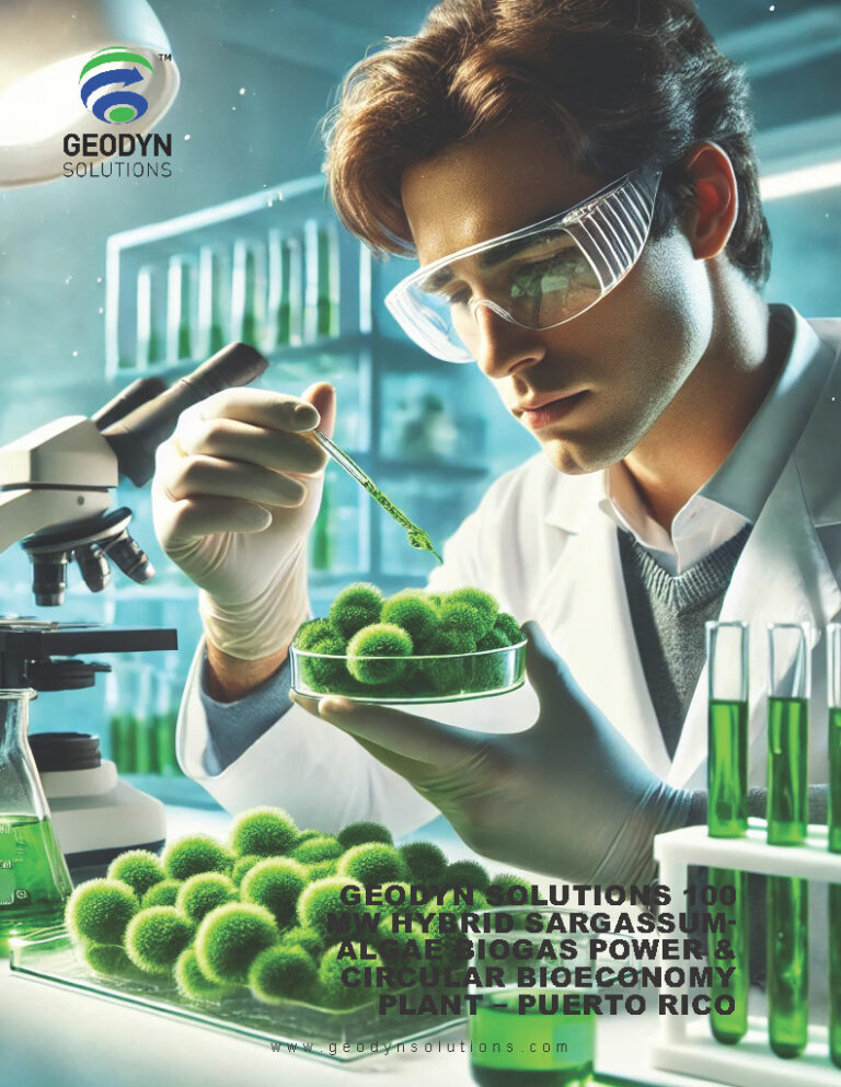 Read more about the article Geodyn Solutions 100 MW Algae Biogas & Circular Bioeconomy Plant – Puerto Rico