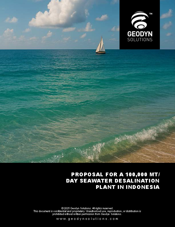 Proposal for a 100000 Mt-day Seawater Desalination
