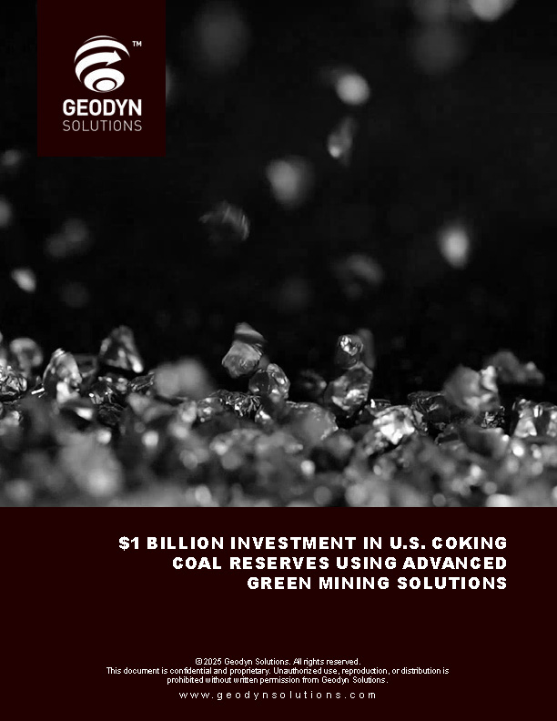 Read more about the article Geodyn Solutions Proposal $1 Billion Investment in U.S. Coking Coal Reserves Using Advanced Green Mining Solutions
