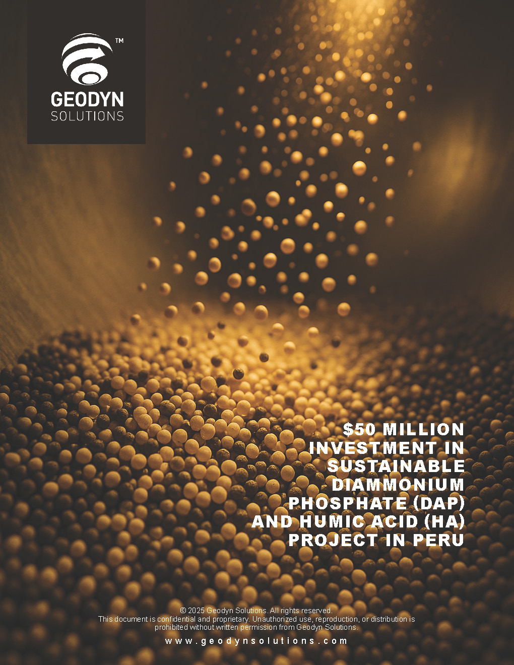 50 Million Investment in Sustainable Diammonium Phosphate and Humic Acid Project in Peru