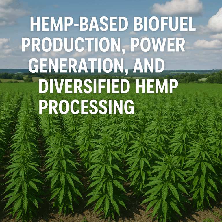 Read more about the article $4 Billion Investment in Hemp-Based Biofuel Production, Power Generation, Diversified Hemp Processing, and Blockchain-Enabled Token Ecosystem in Canada