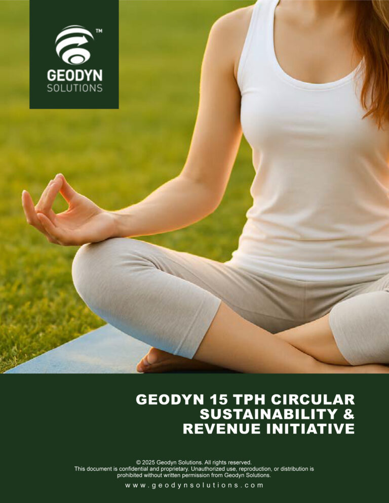 Read more about the article Geodyn 15 TPH Circular Sustainability Revenue Initiative Proposal for The Resort